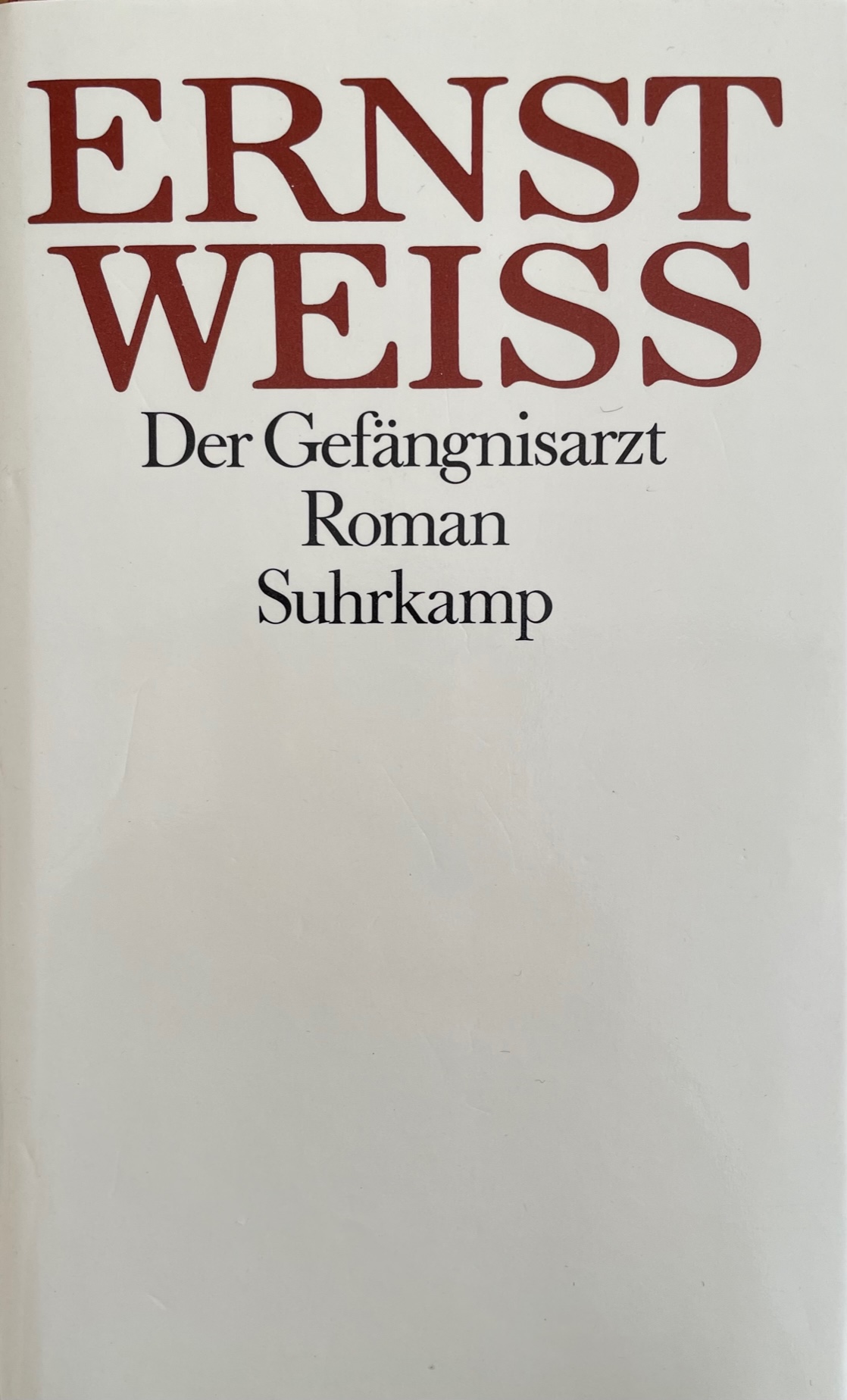 Gebundene Ausgabe der Gesammelten Werke von Ernst Weiß von 1982